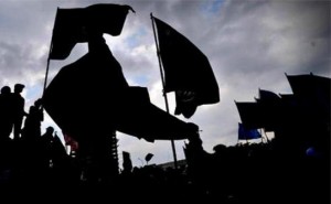 Ribuan Karyawan PT Dok Dan Perkapalan Kodja Bahari Mogok Kerja