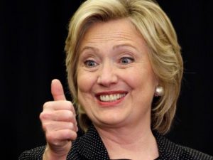 Hillary Unggul di Jejak Pendapat