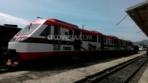 Uji Coba Railbus Padang-Kayu Tanam