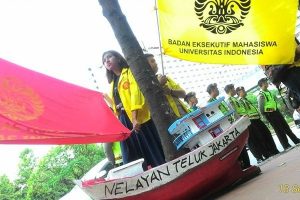 Mahasiswa UI Tolak Reklamasi Teluk Jakarta
