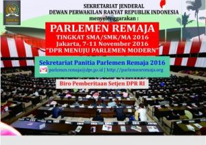 Peserta Parlemen Remaja 2016 Ingin Jadi Politisi