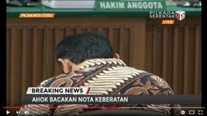Margarito Kamis: Eksepsi Ahok Sudah Menyangkut Pokok Perkara