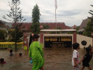 Banjir Merendam 32 Desa di Indragiri Hulu