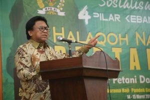 Oesman Sapta Ajak Pemuda Ansor Membangun Desa
