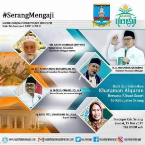 Sukses di Lapas,  Nusantara Mengaji Gelar Khatam Al Quran di Serang dan Bandung