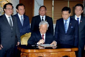 Sekjen Partai Komunis Vietnam Disambut dengan Karpet Merah di DPR