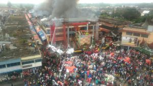 Kebakaran Pasar Atas Bukittinggi Hanguskan 1043 Kios