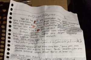 Pembakar Mapolres Dharmasyara Tinggalkan Surat Jihad