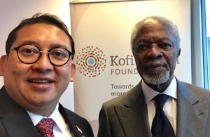 Di Jenewa, Fadli Zon-Kofi Annan Bicarakan Soal Kemanusian Rohingya