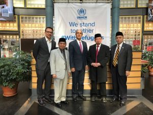 Ke Markas UNHCR Bersama Ketua Majelis Syuro, Jazuli Dorong PBB Cegah Konflik