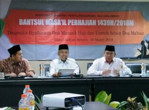 Kemenag Gelar Bahtsul Masa’il Haji Zaman Now
