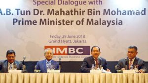 Mahathir Ajak Pengusaha Indonesia-Malaysia Tingkatkan Perdagangan