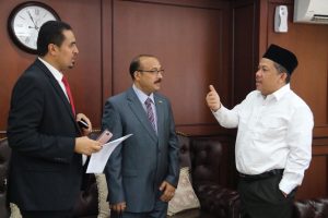 Fahri Hamzah Terima Dubes Yaman