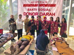 PIA DPR Gelar Donor Darah