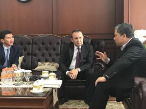 Fahri Hamzah Terima Kunjungan Duta Besar Uzbekistan
