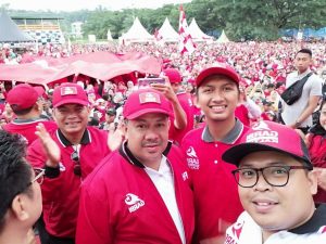 Fahri Hamzah Deklarasikan GABI di GOR Sempaja Samarinda