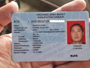 Dirjen Dukcapil: KTP El Milik WNA China Guohuin Chen Asli