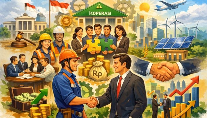 Kolaborasi Pekerja dan Pengusaha dalam Pemilikan Saham melalui Koperasi untuk Transformasi Ekonomi dan Iklim Investasi yang Sehat