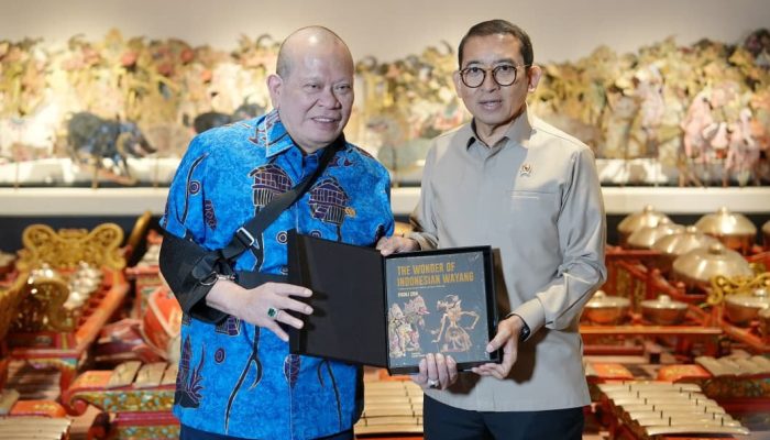 Perjuangkan Pelestarian Aksara Kawi, LaNyalla Temui Fadli Zon